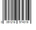 Barcode Image for UPC code 0051218574319