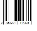 Barcode Image for UPC code 0051221114335