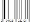 Barcode Image for UPC code 0051221222108