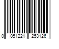 Barcode Image for UPC code 0051221253126