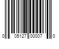 Barcode Image for UPC code 005127000070