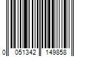 Barcode Image for UPC code 0051342149858