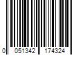 Barcode Image for UPC code 0051342174324