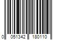 Barcode Image for UPC code 0051342180110