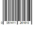 Barcode Image for UPC code 0051411261610