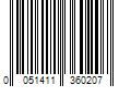 Barcode Image for UPC code 0051411360207