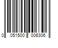 Barcode Image for UPC code 0051500006306