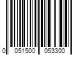 Barcode Image for UPC code 0051500053300