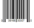 Barcode Image for UPC code 005165000070