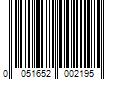 Barcode Image for UPC code 0051652002195