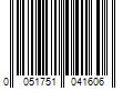 Barcode Image for UPC code 0051751041606