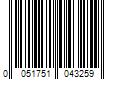 Barcode Image for UPC code 0051751043259