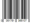 Barcode Image for UPC code 0051751065107