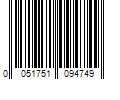 Barcode Image for UPC code 0051751094749