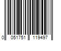 Barcode Image for UPC code 0051751119497