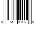 Barcode Image for UPC code 005178000050