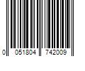 Barcode Image for UPC code 00518047420038