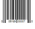 Barcode Image for UPC code 005189000070