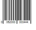 Barcode Image for UPC code 0052000003444. Product Name: Propel Peach Water  24 Fl. Oz.