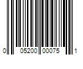 Barcode Image for UPC code 005200000751