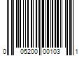 Barcode Image for UPC code 005200001031