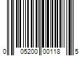 Barcode Image for UPC code 005200001185