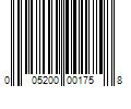 Barcode Image for UPC code 005200001758