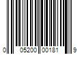 Barcode Image for UPC code 005200001819