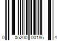 Barcode Image for UPC code 005200001864