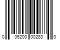 Barcode Image for UPC code 005200002830