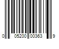 Barcode Image for UPC code 005200003639