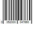 Barcode Image for UPC code 0052000047660