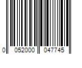 Barcode Image for UPC code 0052000047745