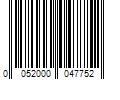 Barcode Image for UPC code 0052000047752