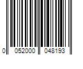 Barcode Image for UPC code 0052000048193