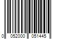 Barcode Image for UPC code 0052000051445