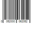 Barcode Image for UPC code 0052000062052