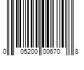 Barcode Image for UPC code 005200006708