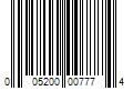 Barcode Image for UPC code 005200007774