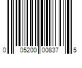 Barcode Image for UPC code 005200008375