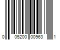 Barcode Image for UPC code 005200009631