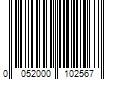 Barcode Image for UPC code 0052000102567