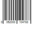 Barcode Image for UPC code 0052000104783