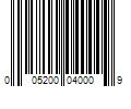 Barcode Image for UPC code 005200040009