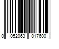 Barcode Image for UPC code 0052063017600. Product Name: NDS PVC Sewer and Drain Cleanout Tee, 4 in. Hub X Hub X FPT | LP1104