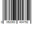 Barcode Image for UPC code 0052063404752