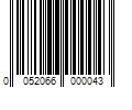 Barcode Image for UPC code 0052066000043