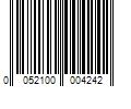 Barcode Image for UPC code 0052100004242