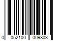 Barcode Image for UPC code 0052100009803