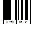 Barcode Image for UPC code 0052100014326